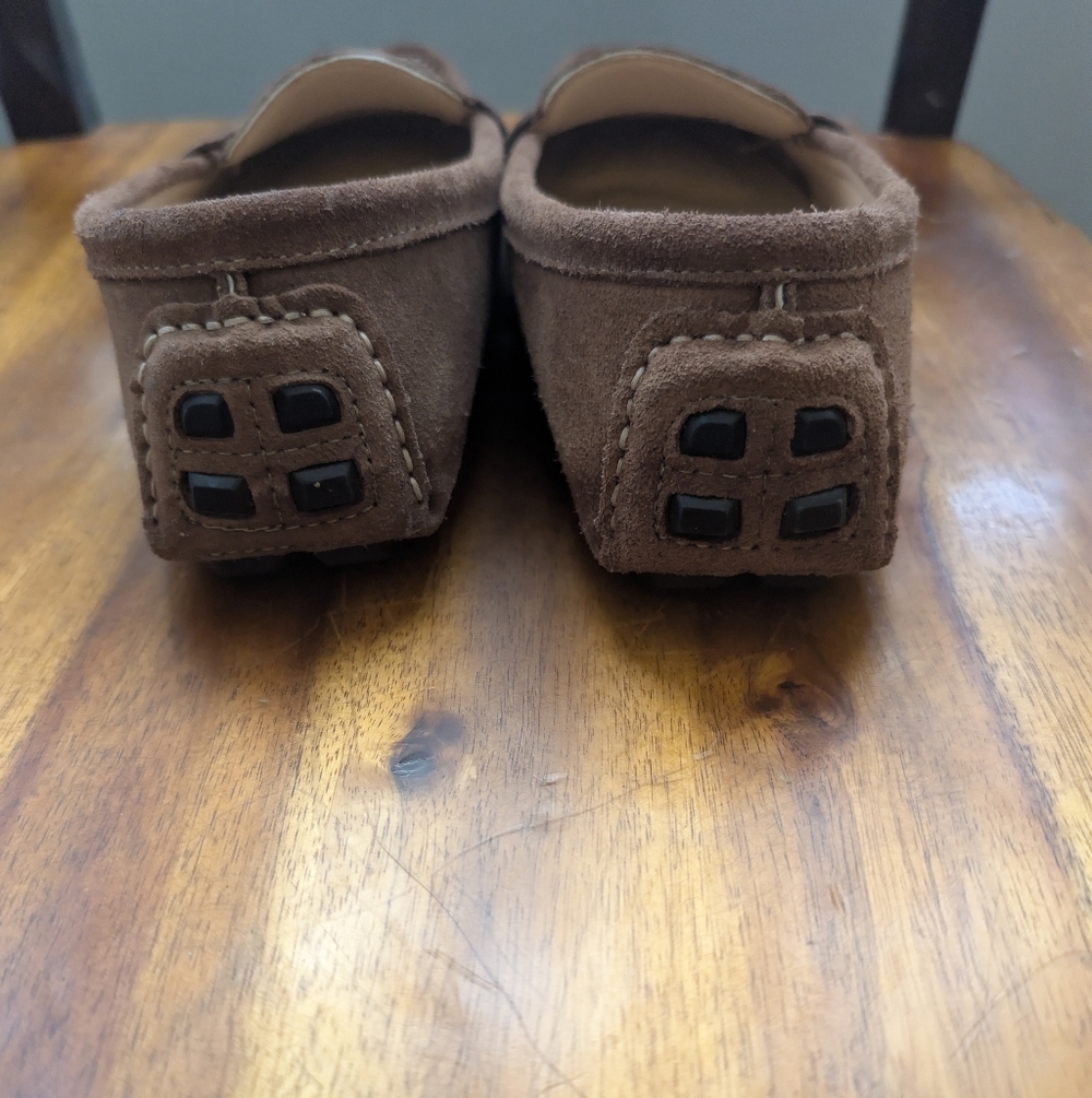 Osslue Moccasin Driving Shoe Leather Suede Brown Size 8.5 - Picture 7 of 16